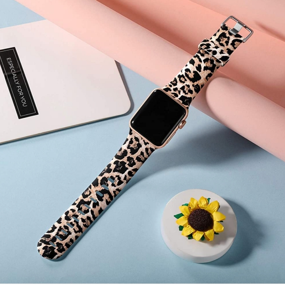 New Animal Print Apple Watch Band Replacement - Picture 2 of 8